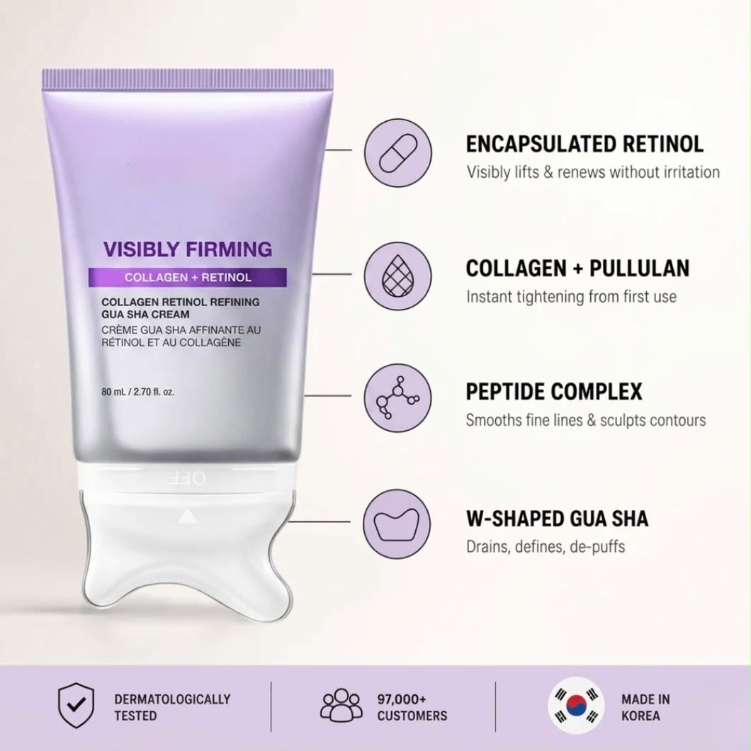 Korean Collagen Retinol GuaSha Lifting Cream